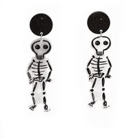 Halloween Jewelry Cross-border Acrylic Skull Ghost Castle Earrings Earrings New  Accessories main image 6