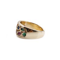 Fashion Vintage Copper Color Inlaid Zirconium Ring Wholesale Nihaojewelry main image 6