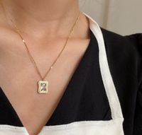 Titan Stahl Würfel Einfache Halskette Großhandel Schmuck Nihaojewelry main image 4