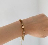 Bracelet En Acier Plaqué Or Titane Chaîne Épaisse En Gros Nihaojewelry main image 6