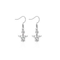 Christmas Crystal Deer Earrings Wholesale Nihaojewelry main image 6