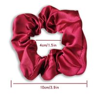 Fabric Rubber Band Solid Color Hair Scrunchies Wholesale Nihaojewelry main image 3