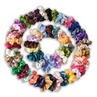 Fabric Rubber Band Solid Color Hair Scrunchies Wholesale Nihaojewelry main image 5