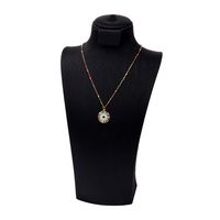 Devil's Eye Drip Oil Palm Pendant Stainless Steel Necklace Wholesale Nihaojewelry main image 5