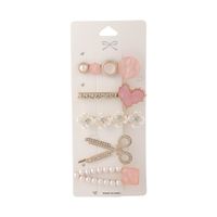 Korean Heart Pearl Shell Hairpin 5 Piece Set Wholesale Nihaojewelry main image 10