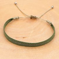 Ethnic Style Dark Green Embroidered Pattern Bracelet Wholesale Nihaojewelry sku image 1