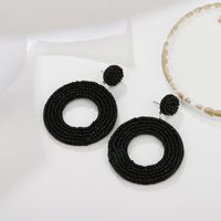 Ethnic Retro Color Miyuki Beads Color Matching Hollow Earrings Wholesale Nihaojewelry sku image 3
