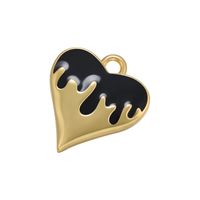 Color Drop Oil Heart-shaped Pendant Accessories Wholesale Nihaojewelry sku image 5