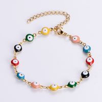 Ethnic Style Devil's Eye 304 Stainless Steel 18K Gold Plated No Inlaid Bracelets In Bulk sku image 6