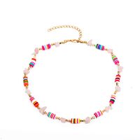 Creative Clay Gravel Stitching Colorful Necklace Bracelet Wholesale Nihaojewelry sku image 2