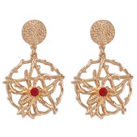 Fashion Pentagram Spider Earrings Wholesale Nihaojewelry sku image 2