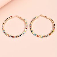 Mode Kollidierende Farbe Perlen Runde Ohrringe Großhandel Nihaojewelry main image 4