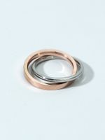 Vintage Smooth Titanium Steel Ring Wholesale Nihaojewelry main image 3