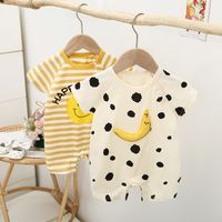 Cartoon Smiley Banana Printed Children's Romper Wholesale Nihaojewelry main image 5