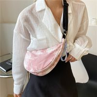 Korean Style Hit Color Shoulder Diagonal Canvas Bag Wholesale Nihaojewelry main image 4