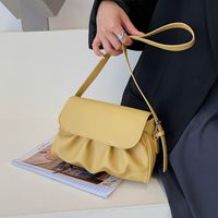 Wholesale Simple Solid Color Fold Shoulder Square Bag Nihaojewelry main image 1