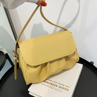 Wholesale Simple Solid Color Fold Shoulder Square Bag Nihaojewelry main image 4