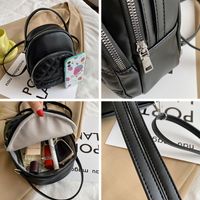 Rhombus Multifunctional Solid Color One-shoulder Portable Backpack Wholesale Nihaojewelry main image 5