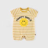 Cartoon Smiley Banana Printed Children's Romper Wholesale Nihaojewelry sku image 17