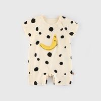 Cartoon Smiley Banana Printed Children's Romper Wholesale Nihaojewelry sku image 18