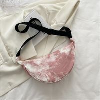 الكورية نمط ضرب اللون الكتف قطري قماش حقيبة الجملة Nihaojewelry sku image 3