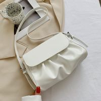 Wholesale Simple Solid Color Fold Shoulder Square Bag Nihaojewelry sku image 1