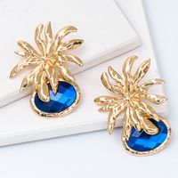 Wholesale Jewelry Flower Color Diamond Pendant Earrings Nihaojewelry main image 4