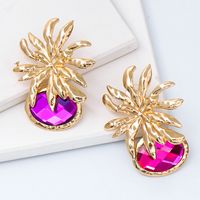 Wholesale Jewelry Flower Color Diamond Pendant Earrings Nihaojewelry main image 3