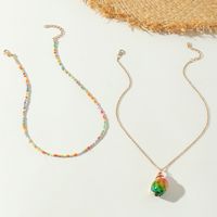 Mode Süßigkeiten Farbe Miyuki Perlen Muschel Muschel Halskette Großhandel Nihaojewelry main image 6