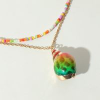 Mode Bonbons Couleur Perles Miyuki Collier Coquillage Conque En Gros Nihaojewelry main image 4