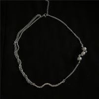 Wholesale Jewelry Lava Ball Wave Splicing Necklace Nihaojewelry main image 6