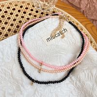 New Bohemian Colorful Miyuki Beads Shell Double Necklace Wholesale Nihaojewelry main image 1