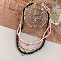New Bohemian Colorful Miyuki Beads Shell Double Necklace Wholesale Nihaojewelry main image 3