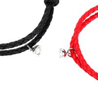 New Xingyue Spaceman Pu Rope Bracelet Magnet Suction Couple Bracelet Pair Exclusive For Cross-border Ornament Wholesale main image 5