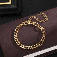European And American New Fashion Simple Grinding Cross Stainless Steel Chain Bracelet Men And Women Jewelry Wholesale Foreign Trade Exclusive main image 4