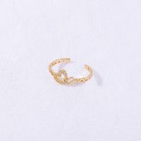 Heart-shaped Simple Inlaid Zircon Ring Wholesale Jewelry Nihaojewelry main image 3