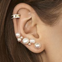 Wholesale Fashion Buns Pearl Alloy Ear Clip Nihaojewelry main image 3
