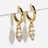 Wholesale Fashion Pin Butterfly Stars Moon Copper Buckle Earrings Set Nihaojewelry main image 5