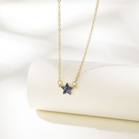 Wholesale Jewelry Color Sequin Star Pendant Necklace Nihaojewelry main image 4