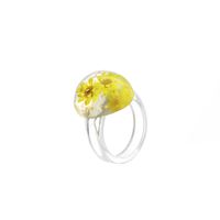 Wholesale Ornament Transparent Colorful Flower Ring Nihaojewelry main image 4
