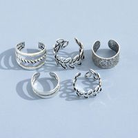 European And American New Geometric Leaves Ear Clip Unique Design Adjustable Opening Trendy Earrings Female Accessories main image 3
