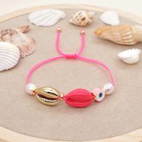 هندسية اللؤلؤ مبتسم الوجه نمط العرقية نمط سوار المجوهرات بالجملة Nihaojewelry sku image 4