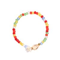 Flower Crystal Color Beaded Korean Style Bracelet Wholesale Jewelry Nihaojewelry sku image 2