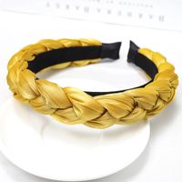 Solid Color Twist Braided Fashion Sponge Headband Wholesale Jewelry Nihaojewelry sku image 2