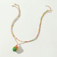 Fashion Candy Color Miyuki Beads  Conch Shell Necklace Wholesale Nihaojewelry sku image 1