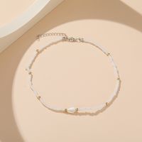 Nouveau Collier De Coquillages De Perles Miyuki Blanches Bohème En Gros Nihaojewelry sku image 1