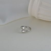 Wholesale Koreanisches Retro-drehseil Edelstahl Offener Ring Nihaojewelry sku image 8