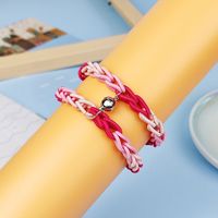 European And American New Rubber Band Love Magnet Suction Couple Bracelet Pair Men Women Girlfriend Bracelet Jewelry Wholesale sku image 8