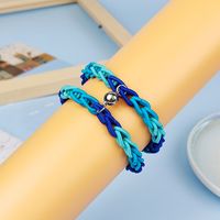 European And American New Rubber Band Love Magnet Suction Couple Bracelet Pair Men Women Girlfriend Bracelet Jewelry Wholesale sku image 1