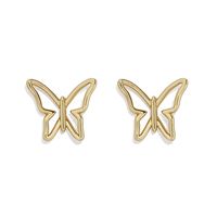 Wholesale Fashion Pin Butterfly Stars Moon Copper Buckle Earrings Set Nihaojewelry sku image 1